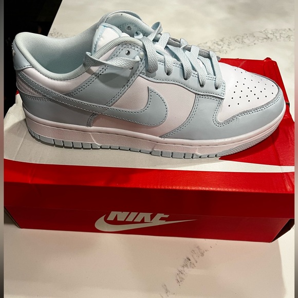 Nike Sky Blue and White Athletic Shoes